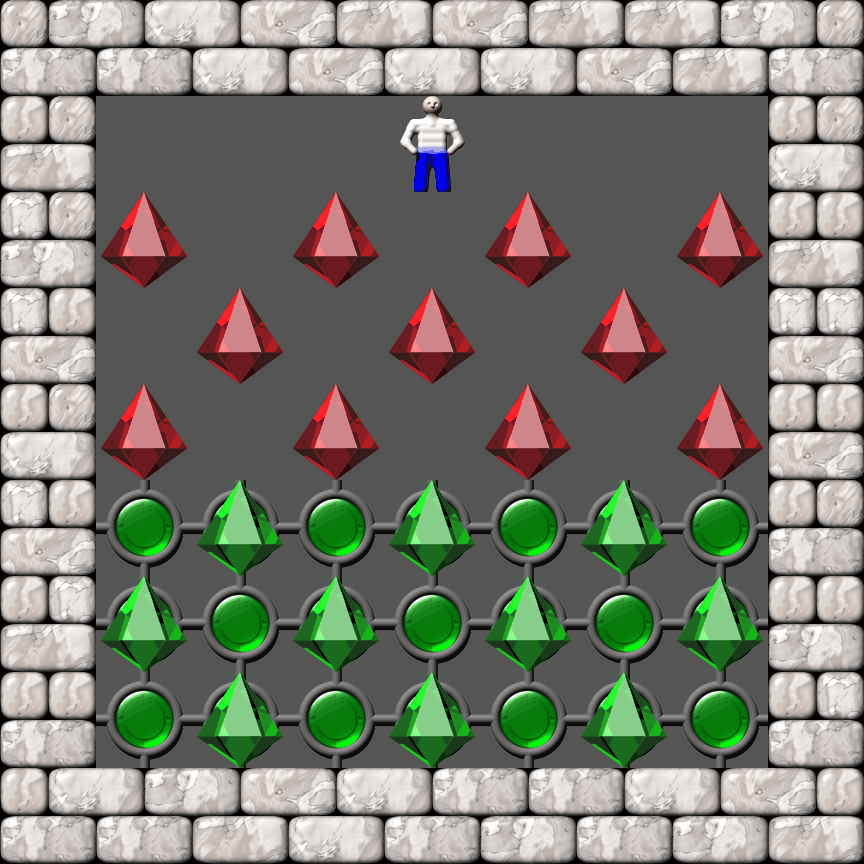 Сокобан Thinking Rabbit Arranged уровень 476